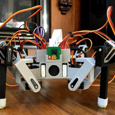 Nền tảng Robot Nhện Raspberry Pi In 3D