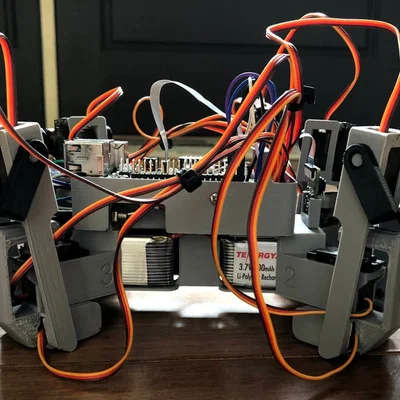 Nền tảng Robot Nhện Raspberry Pi In 3D