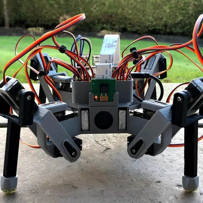 Nền tảng Robot Nhện Raspberry Pi In 3D