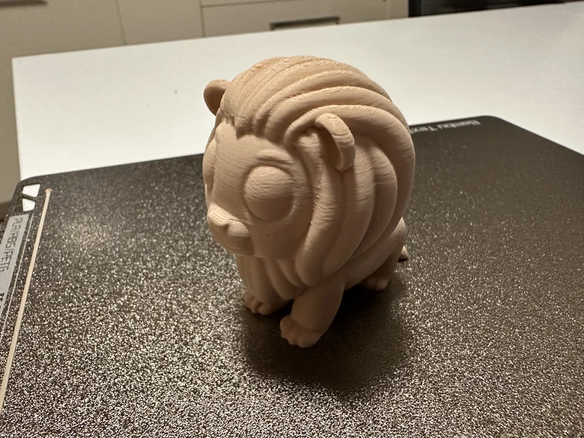 Mô hình 3D Lion Fluffy dễ thương trang trí bàn làm việc - Image 4