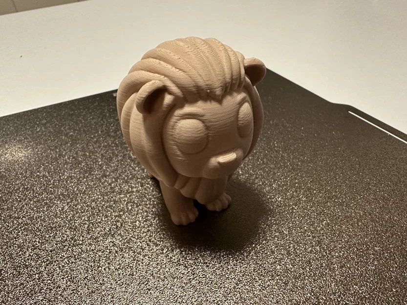 Mô hình 3D Lion Fluffy dễ thương trang trí bàn làm việc - Image 5