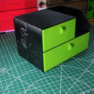 Hộp đựng đồ trang điểm in 3D tiện dụng cho bàn làm việc