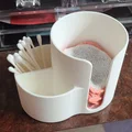 Khay đựng bông tẩy trang tròn & qtip/cọ (Cotton round and qtip/ brush holder) - Thumbnail 2