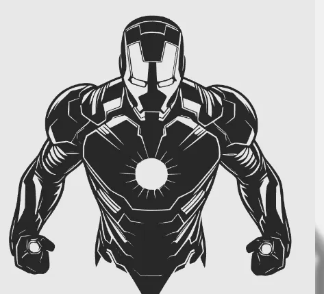 Tranh treo tường 3D Ironman (Marvel Wall Art) sắc nét - Image 1