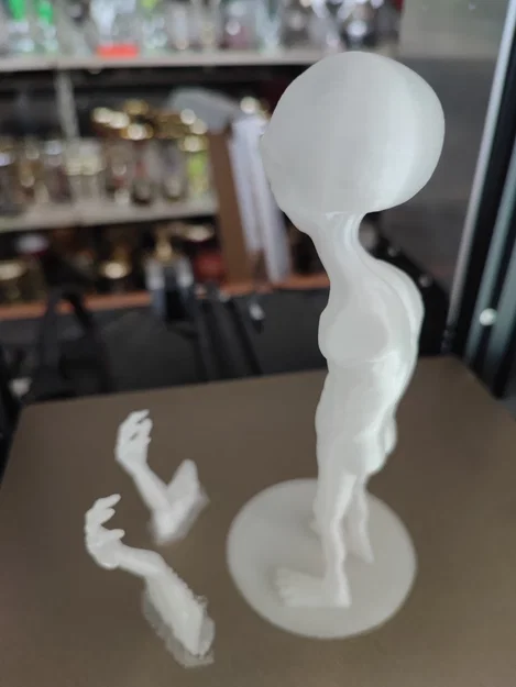 Mô hình người ngoài hành tinh Alien Grey in 3D cực chất - Image 4