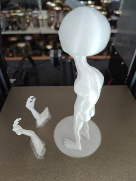 Mô hình người ngoài hành tinh Alien Grey in 3D cực chất - Image 6
