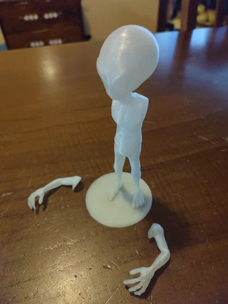 Mô hình người ngoài hành tinh Alien Grey in 3D cực chất - Image 8