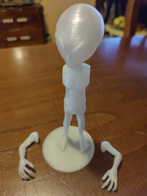 Mô hình người ngoài hành tinh Alien Grey in 3D cực chất - Image 10