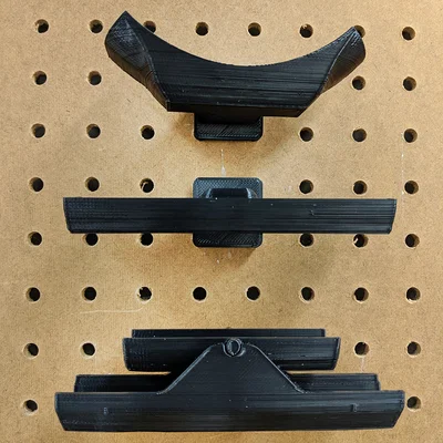 Peg Board Marble Run