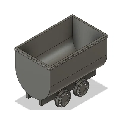 Xe goòng mỏ / Güterlore (Mining Cart)