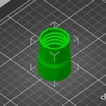 Đầu nối ống xoắn 32mm sang 35mm (ID) dạng trơn - Thumbnail 3