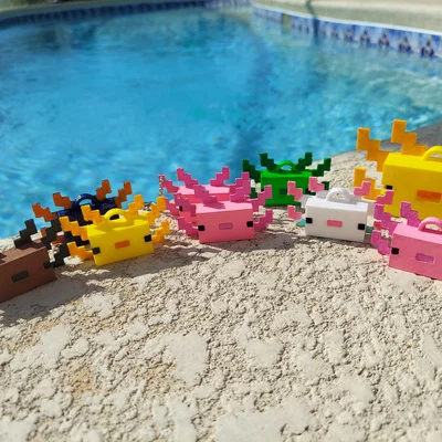 Móc khóa Axolotl Minecraft