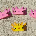 Móc khóa Axolotl Minecraft - Thumbnail 5