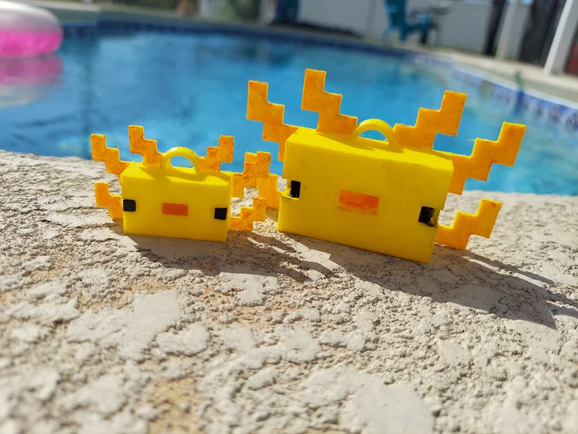 Móc khóa Axolotl Minecraft - Image 6