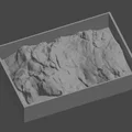Form âm đá tỉ lệ HO để làm khuôn (HO Scale Rock Negative Form for Mould Making) - Thumbnail 1