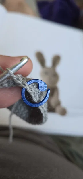 Dụng cụ đánh dấu mũi móc len 3D (Stitch Marker) tiện dụng - Image 1