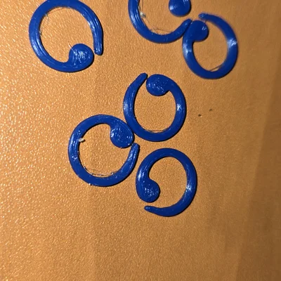 Dụng cụ đánh dấu mũi móc len 3D (Stitch Marker) tiện dụng