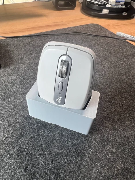 Khay Gridfinity dựng đứng cho chuột MX Anywhere 3 - Image 1