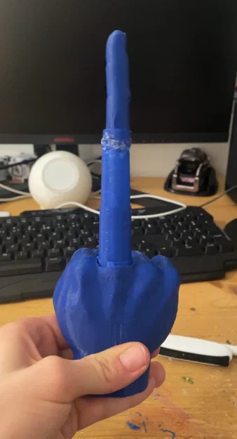 Collpsing Middle Finger – Ngón tay giữa gập thụt (print-in-place) - Image 2