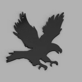 Móc khóa hình đại bàng (Eagle Keychain) thiết kế 3D mạnh mẽ