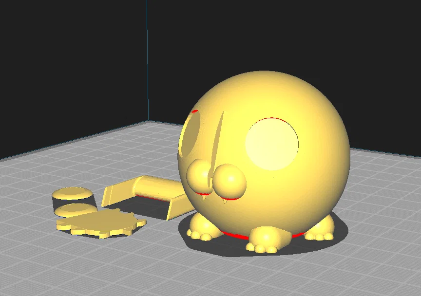 Mô hình Pochita chibi lắp ráp 3D siêu đáng yêu - Image 1