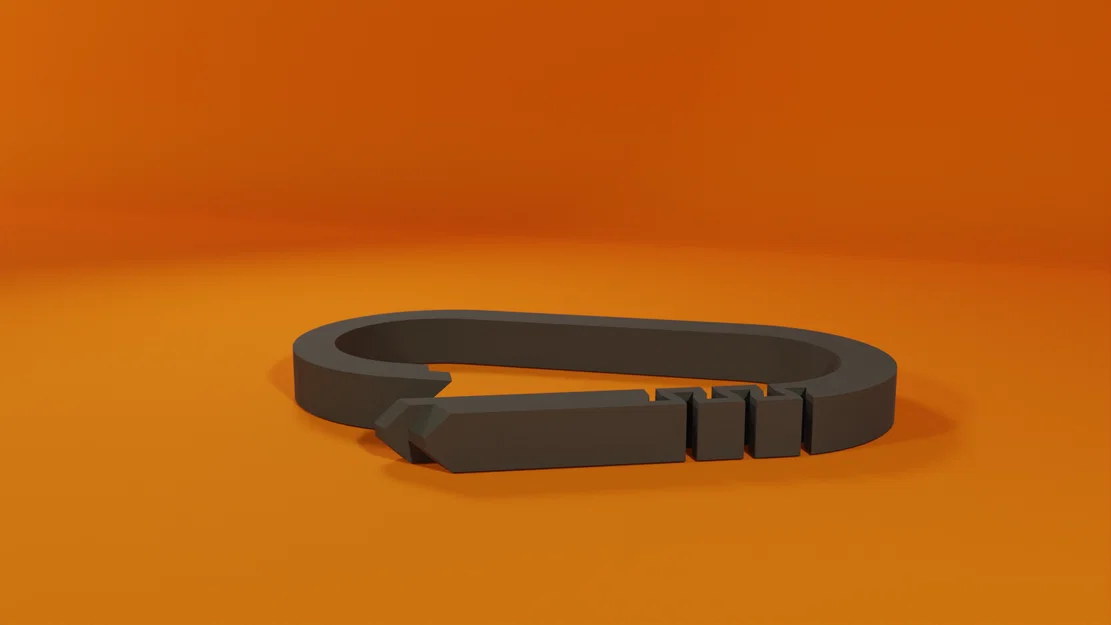 Móc khóa Carabiner V3 in 3D tiện dụng, bền bỉ - Image 2