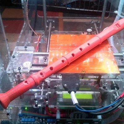 Nhạc cụ recorder in 3D (3D printed recorder musical instrument)