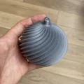 Mô hình quả cầu trang trí Giáng sinh 3D dạng xoắn bắt mắt - Thumbnail 3