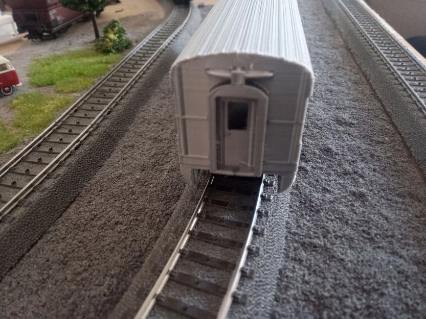 Toa hành lý Streamliner Amtrak cho tỉ lệ H0 - Image 2