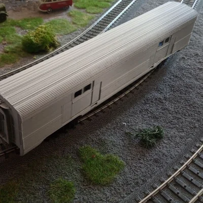Toa hành lý Streamliner Amtrak cho tỉ lệ H0