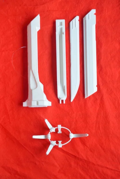Mô hình kiếm xếp (Collapsible Sword) từ game Dishonored 3D - Image 2