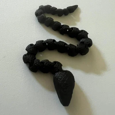 Mô hình rắn khớp nối linh hoạt (Articulated Snake) in 3D siêu chất