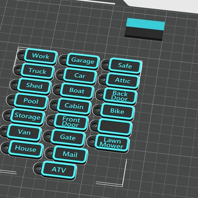 Key Tags - Customizable (Thẻ tag chìa khóa tùy biến)