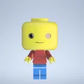 Lego Funko Pop – Mẫu 3D Funko Pop minifigure Lego để in - Thumbnail 1