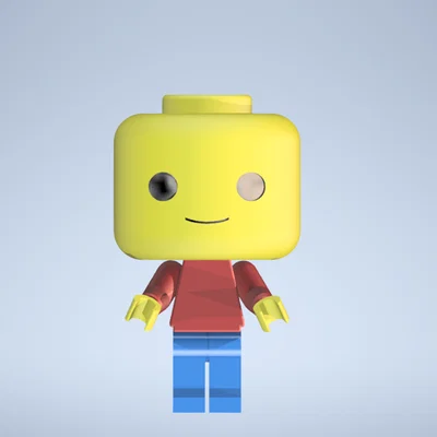 Lego Funko Pop – Mẫu 3D Funko Pop minifigure Lego để in