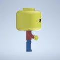 Lego Funko Pop – Mẫu 3D Funko Pop minifigure Lego để in - Thumbnail 3