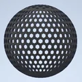 Mô hình quả bóng Ping Pong không hơi (Airless Ball) phiên bản V4 tối ưu - Thumbnail 1