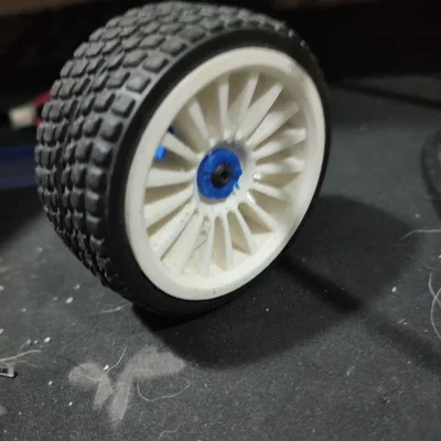 Bánh xe 1/10 RC Car Rally - Thiết kế nan hoa bền bỉ cho xe mô hình