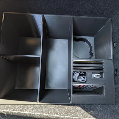 Khay Organizer Hộc Trung Tâm Tesla Model X (Plaid) – Storage Bin