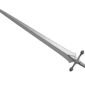 Mô hình kiếm Silverine Sword trong Ragna Crimson (File in 3D) - Thumbnail 1