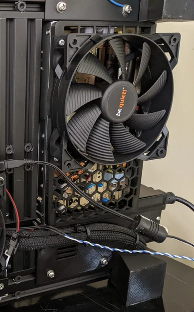 Nắp PSU Ender 3 V2 cho quạt 120mm và nắp che terminal dây điện - Image 2