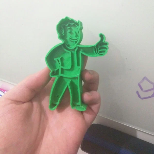 Khuôn cắt bánh quy Vault Boy Fallout 4 độc đáo cho căn bếp của bạn - Image 1