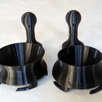 Phễu Dosing & Tamper Single Shot (7–9g) cho Basket 58mm VST/La Marzocco