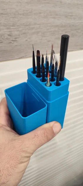 Hộp Đựng Cọ Vẽ Nail In 3D (13 Ngăn) - Gọn Gàng & Tiện Lợi - Image 1