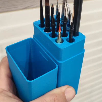 Hộp Đựng Cọ Vẽ Nail In 3D (13 Ngăn) - Gọn Gàng & Tiện Lợi