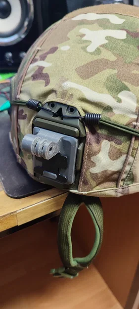 Ngàm gắn GoPro 9 cho mũ quân dụng chuẩn NVG - Image 2