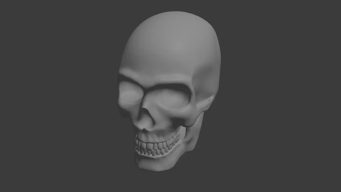 Mô hình hộp sọ 3D nhỏ gọn - File in STL chi tiết - Image 1