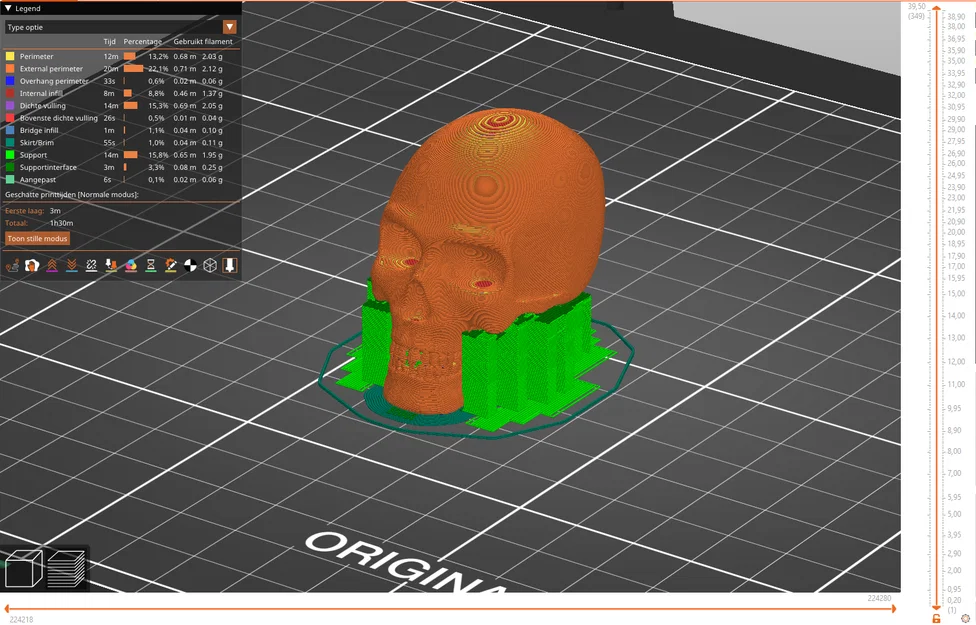 Mô hình hộp sọ 3D nhỏ gọn - File in STL chi tiết - Image 3
