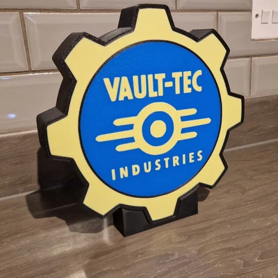 Hộp đèn Fallout Vault-Tec Industries
