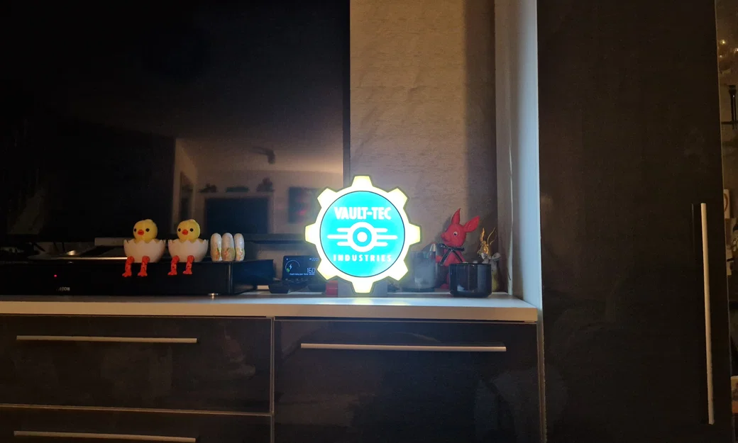 Hộp đèn Fallout Vault-Tec Industries - Image 2